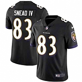 Nike Men & Women & Youth Ravens 83 Willie Snead IV Black NFL Vapor Untouchable Limited Jersey,baseball caps,new era cap wholesale,wholesale hats